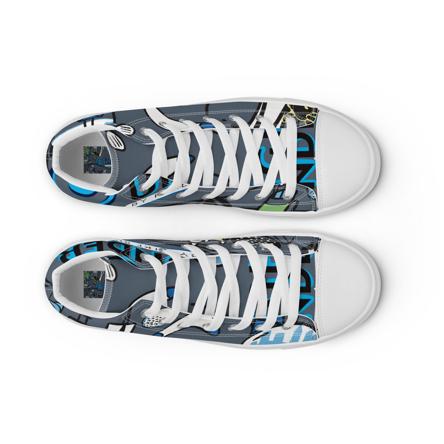 Men’s high top canvas shoes