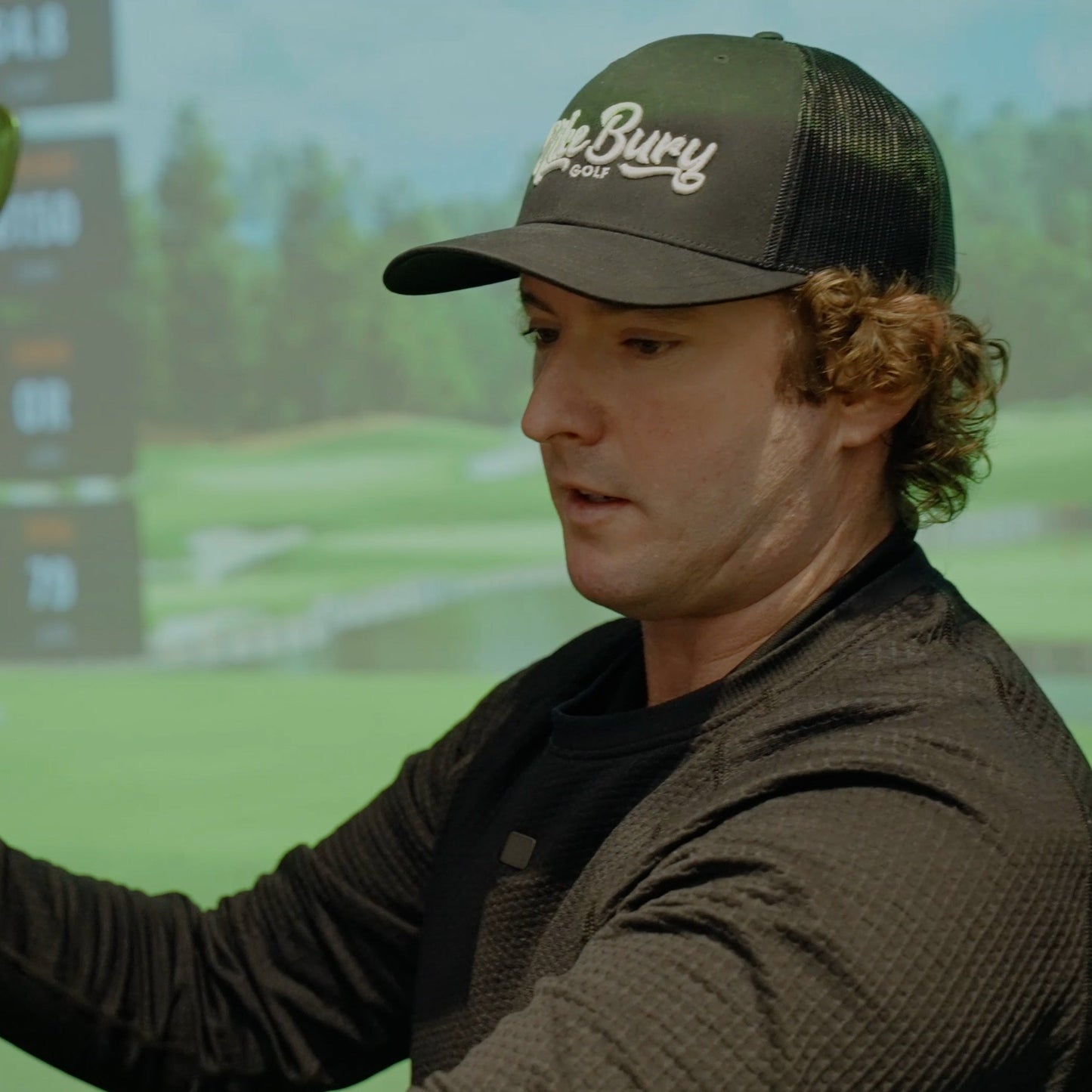 Mike Bury Golf Trucker Hat with 3D Logo