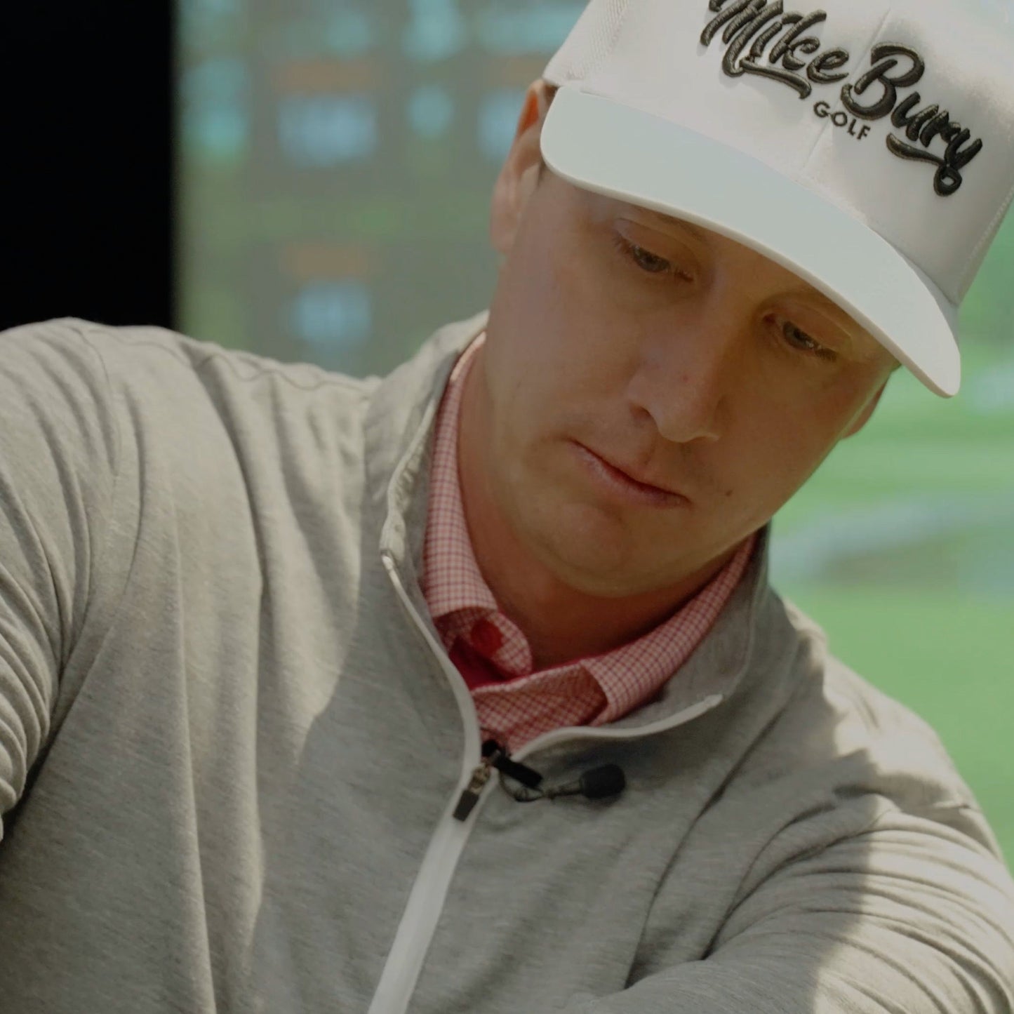 Mike Bury Golf Trucker Hat with 3D Logo