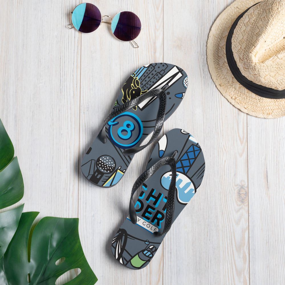 Eight Under Mural - Flip-Flops