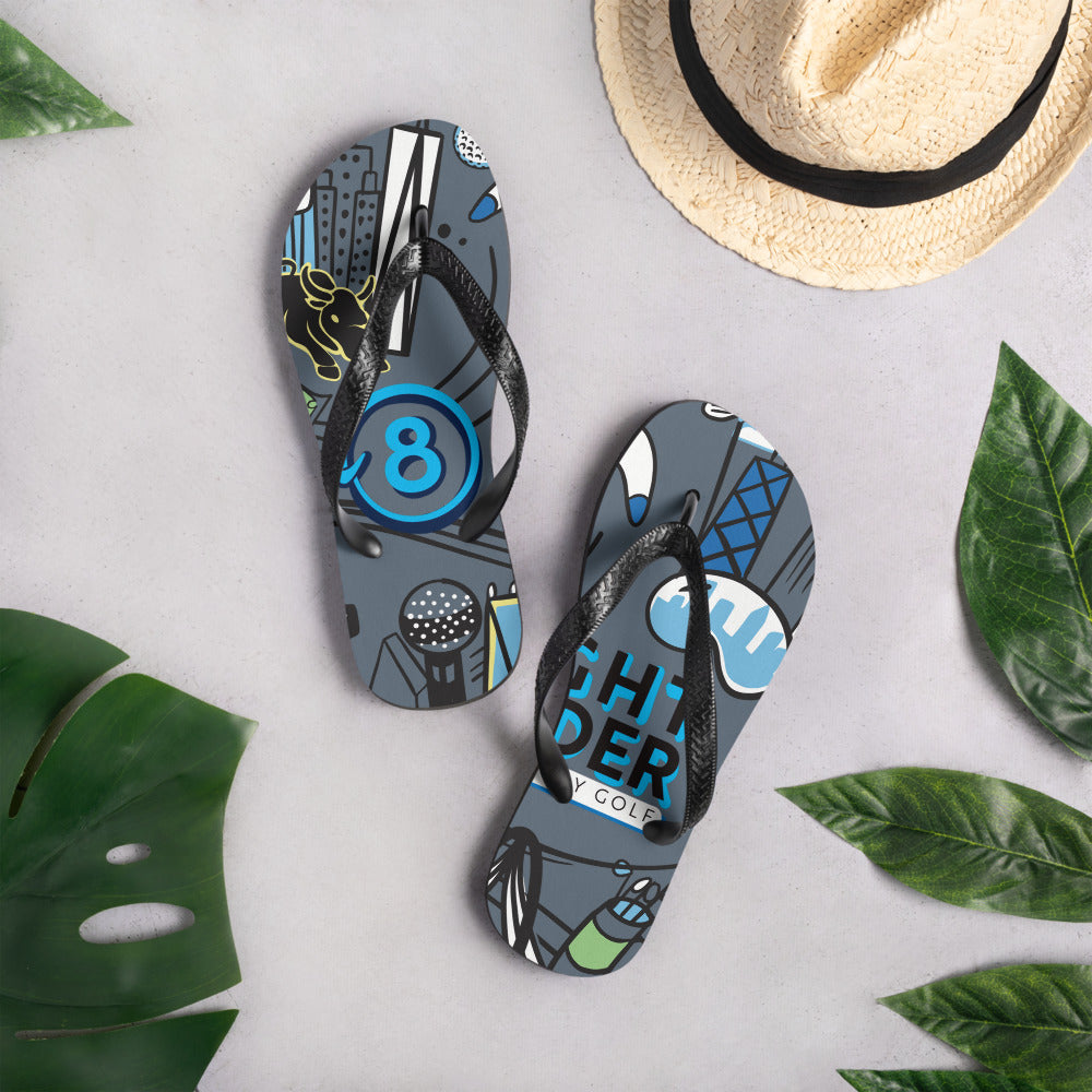 Eight Under Mural - Flip-Flops
