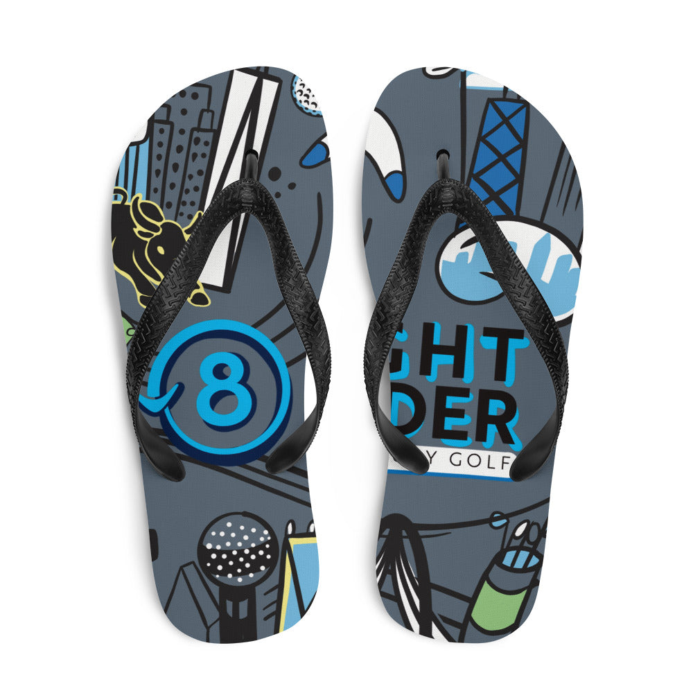 Eight Under Mural - Flip-Flops