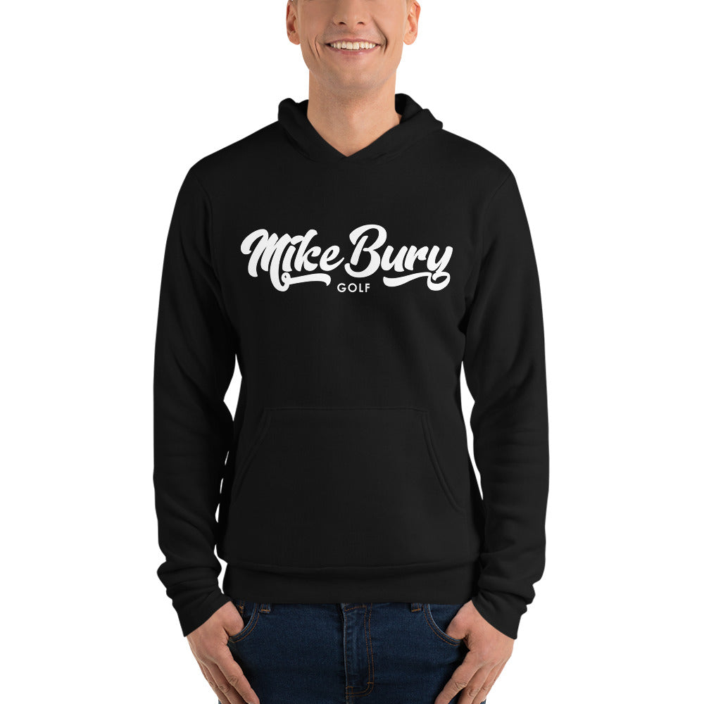 Unisex hoodie with Mike Bury Logo