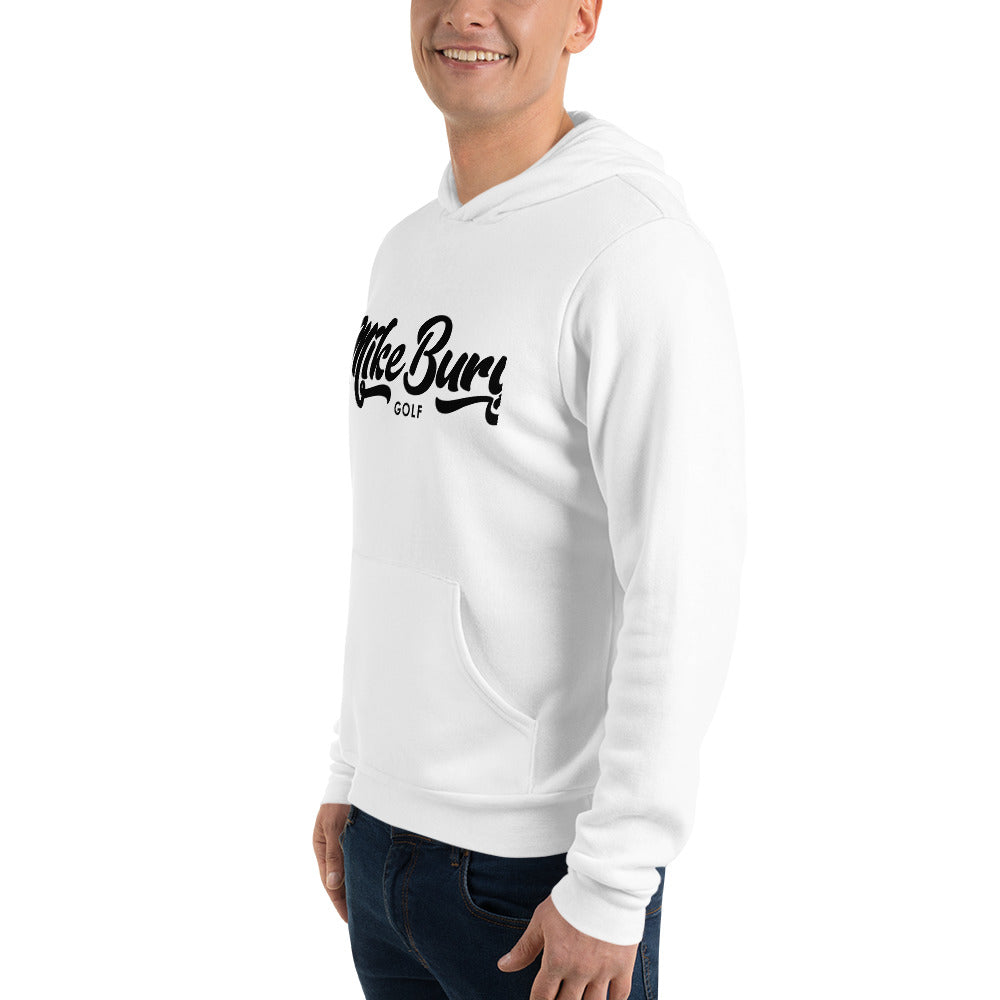 Unisex hoodie with Mike Bury Golf Logo