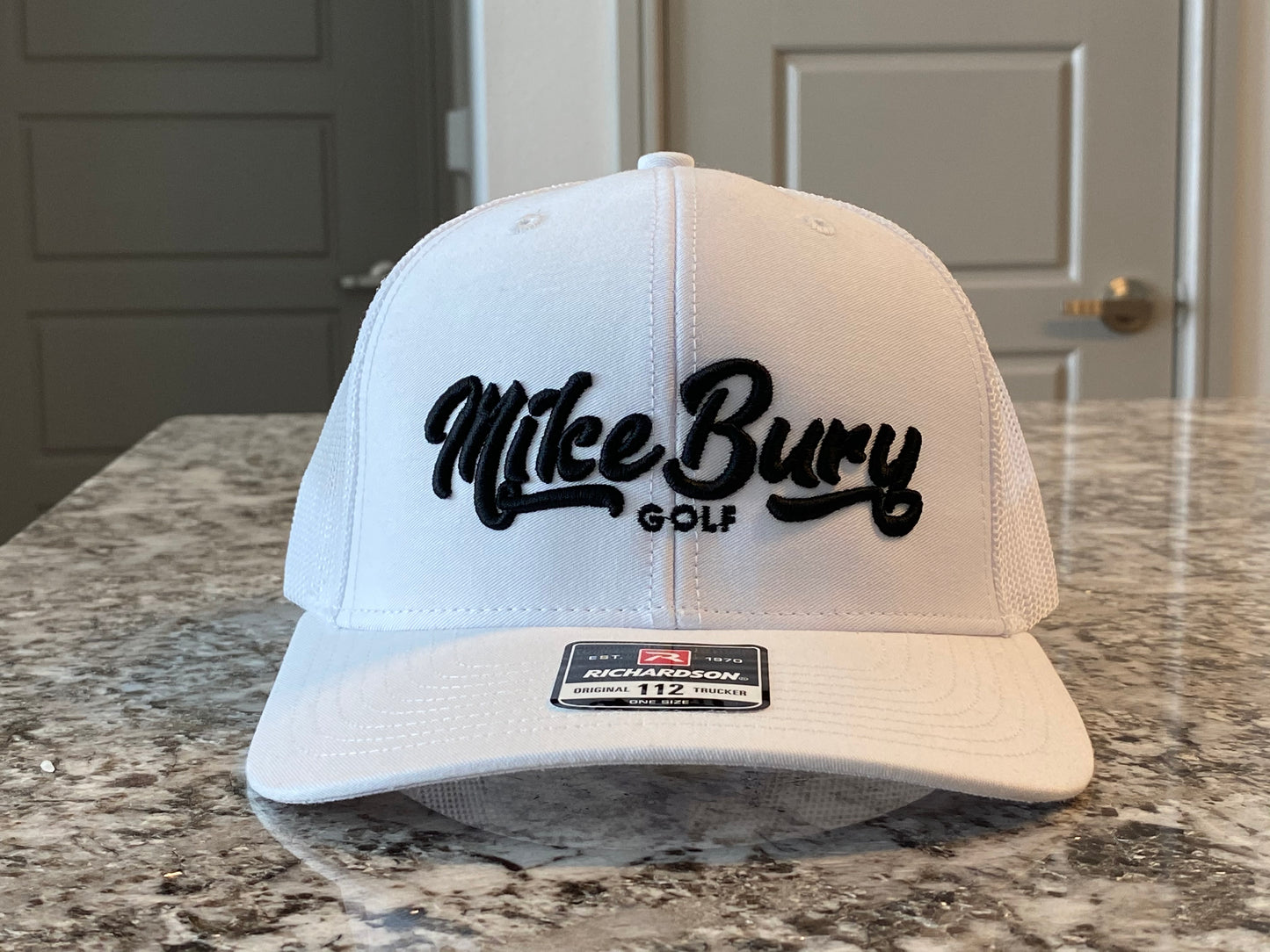 Mike Bury Golf Trucker Hat with 3D Logo