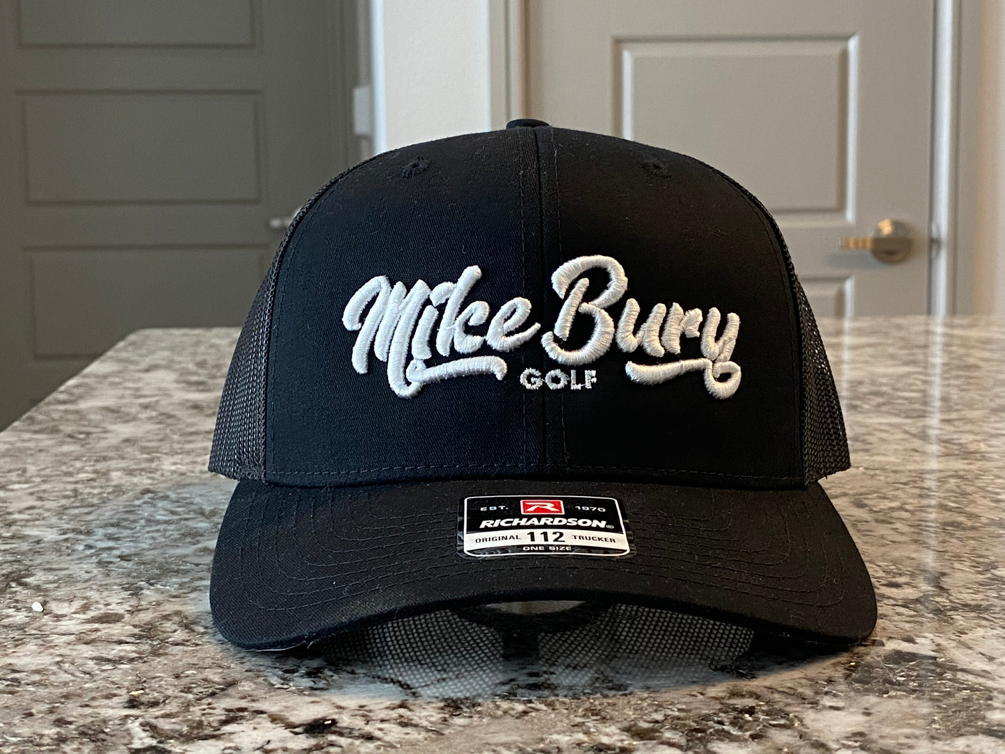 Mike Bury Golf Trucker Hat with 3D Logo